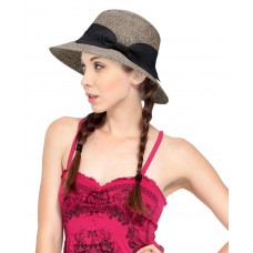 Mujer&apos;s Lightweight Foldable/Packable Beach Sun Hat w/Decorative Bow  eb-44515845